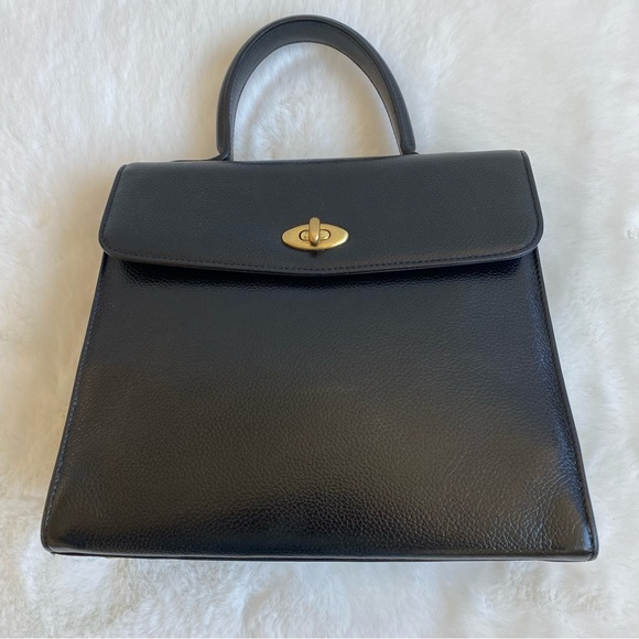 Coach Vintage Madison Biltmore Medium Top Handle Bag 4417 Black - Picture 2 of 14